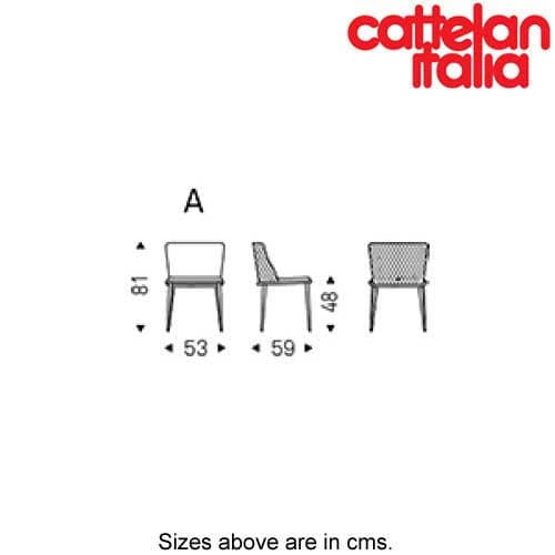 Magda Ml Couture Dining Chair by Cattelan Italia