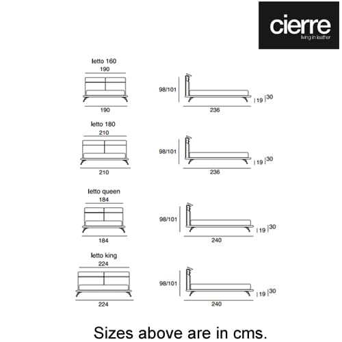 Crystal Double Bed by Cierre