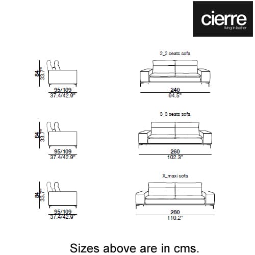 Carlton A Sofa by Cierre