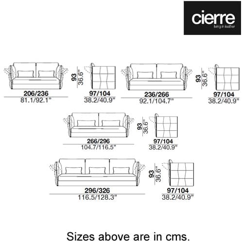 Eva II Sofa by Cierre