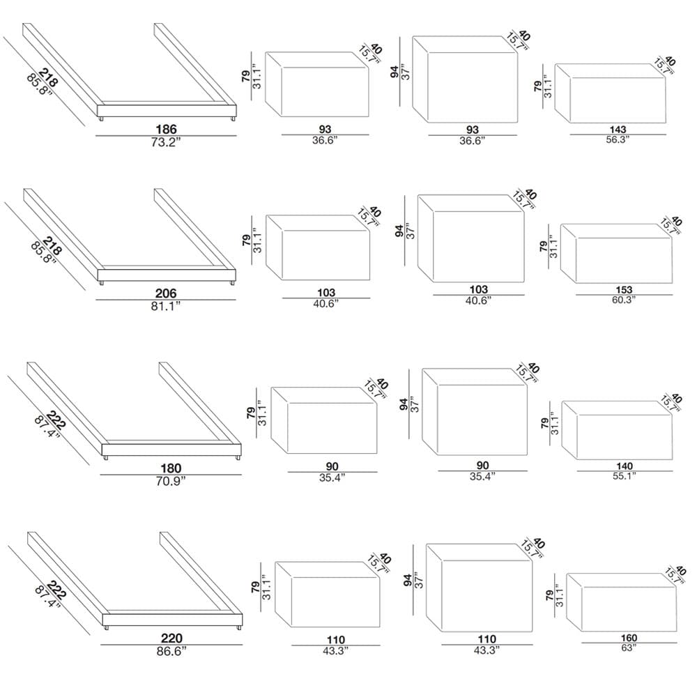 Season Double Bed by Cierre