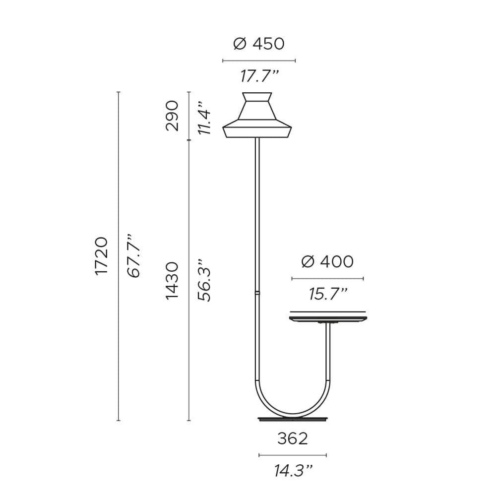 Calypso Fl Indoor Floor Lamp by Contardi