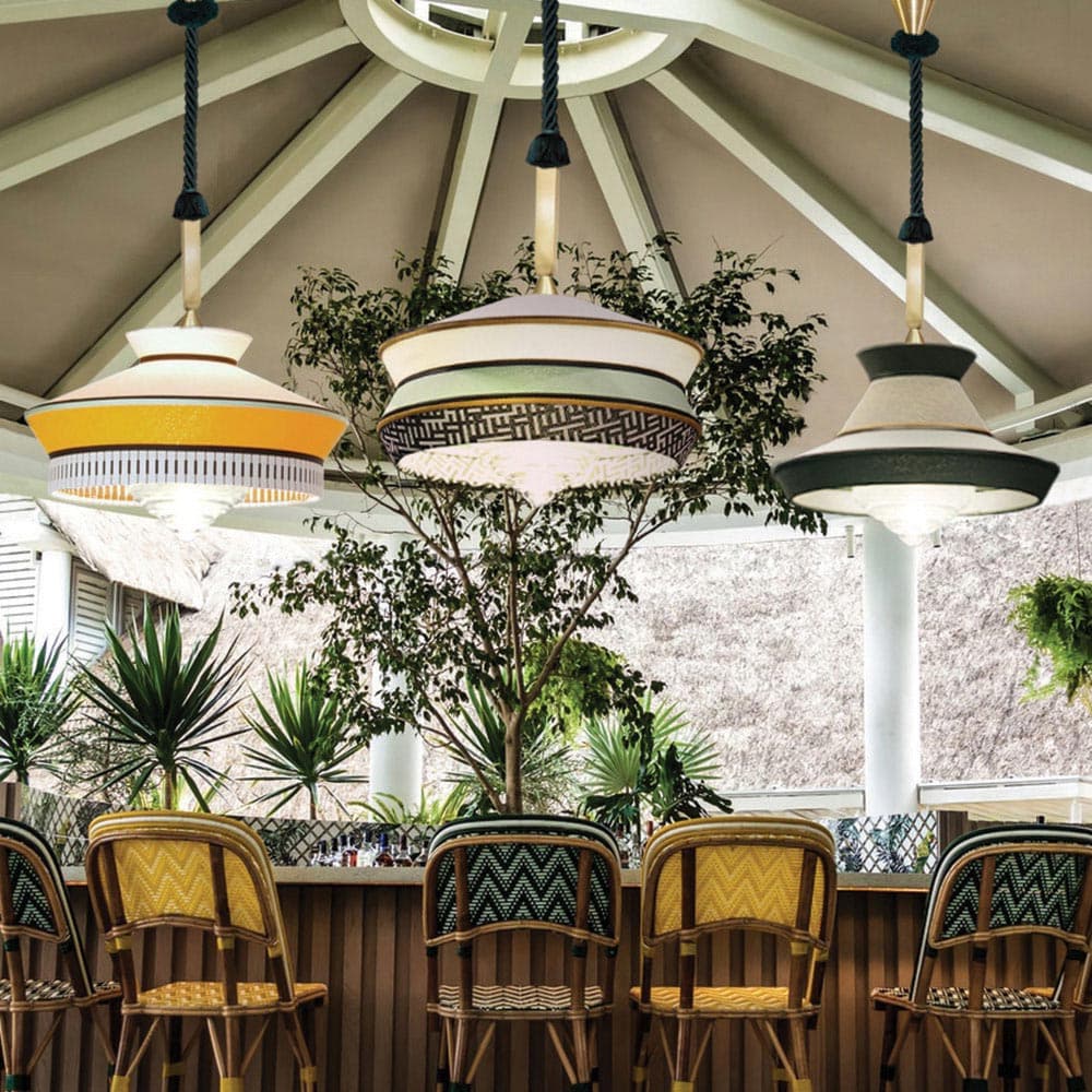 Calypso So Outdoor Antigua Suspension Lamp by Contardi