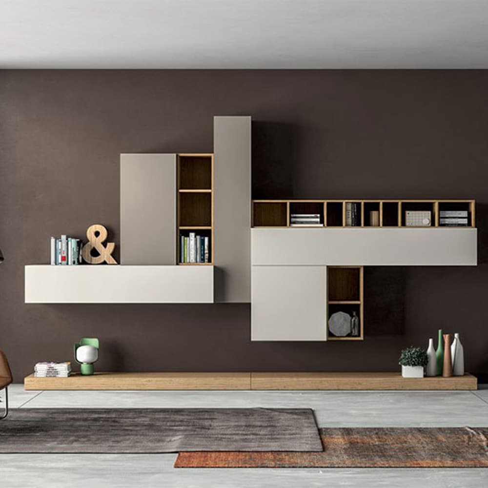 Slim Up TV Wall Unit by Dallagnese