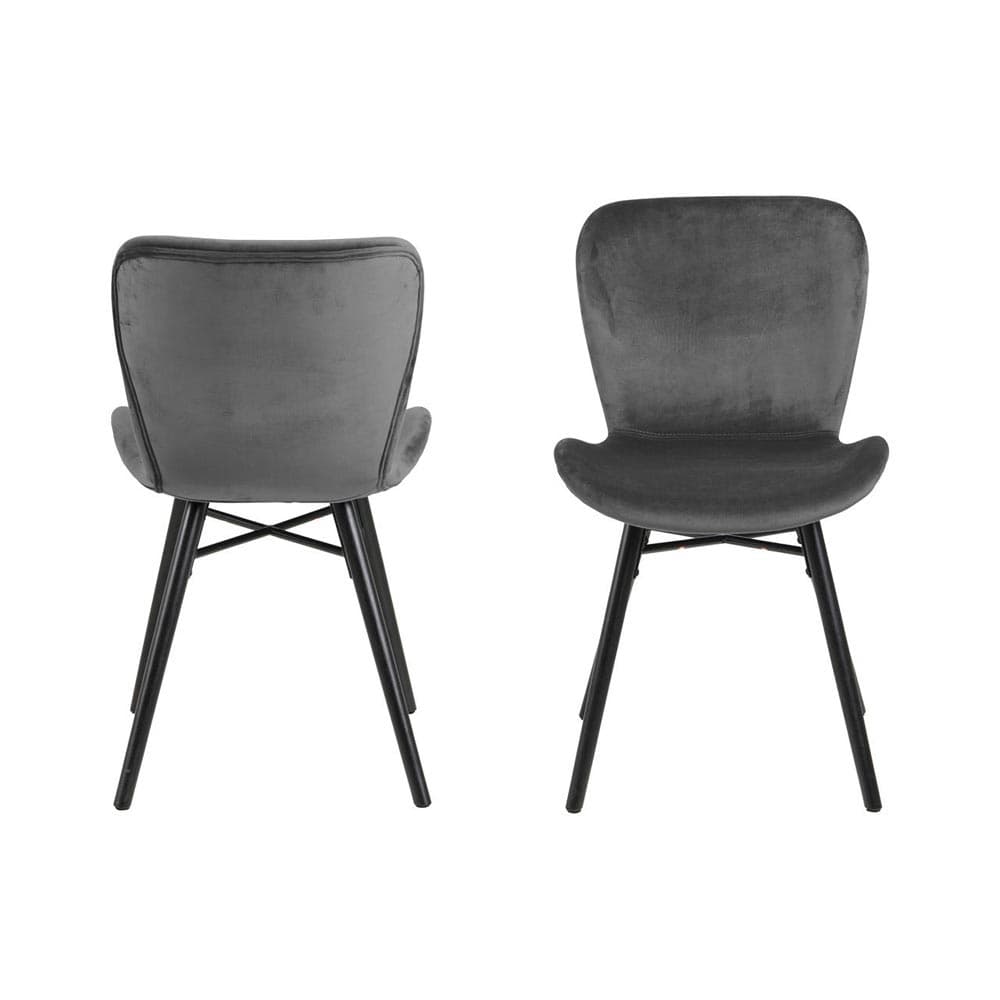 Batilda A1 Dark Grey Dining Chair By Dk Modern