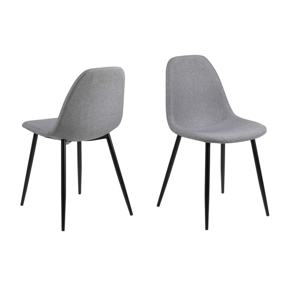 Wilma Light Grey Dining Chair By Dk Modern