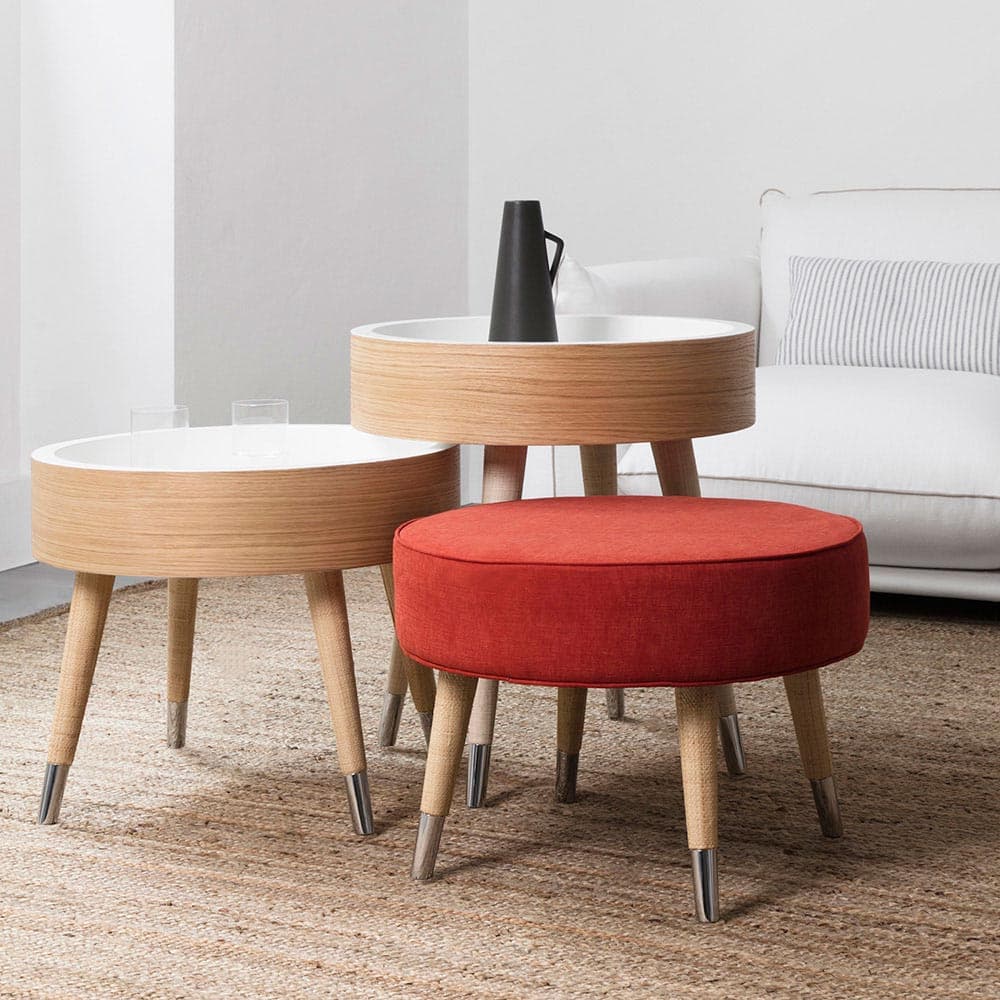 Santos Footstool by Dom Edizioni