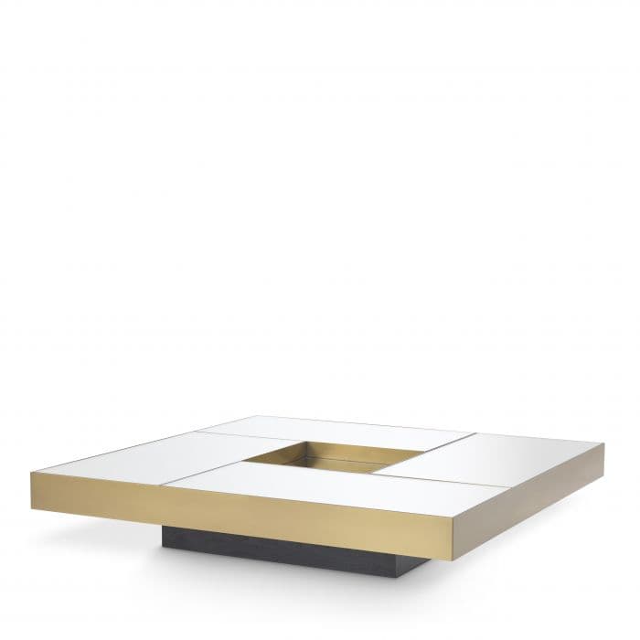 Allure Brass Finish Coffee Table by Eichholtz