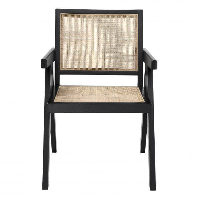 Aristide Classic Black Armchair by Eichholtz