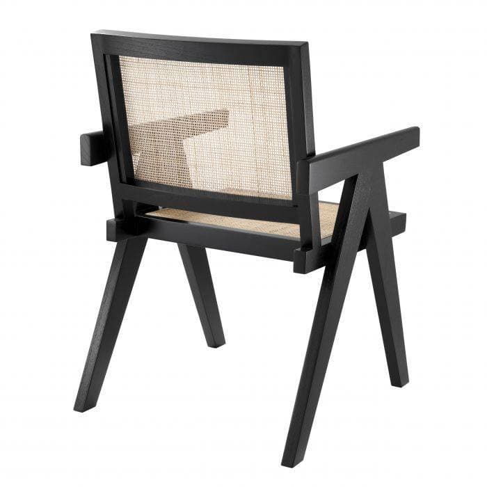 Aristide Classic Black Armchair by Eichholtz