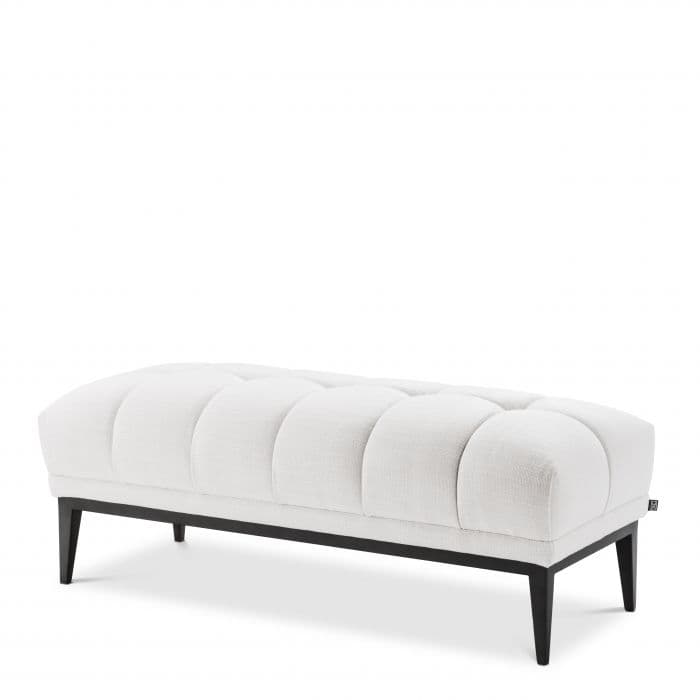 Aurelio Avalon White Bench by Eichholtz