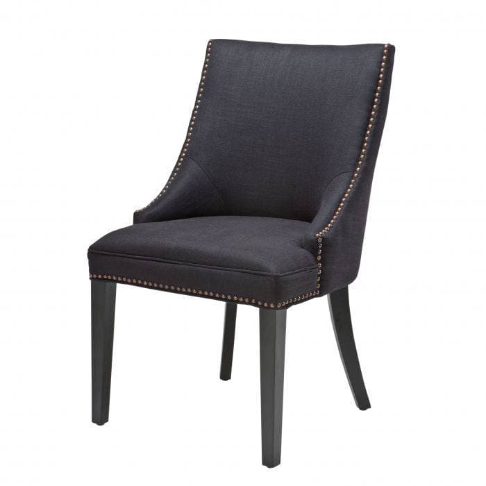 Bermuda Black Blend Dining Chair by Eichholtz