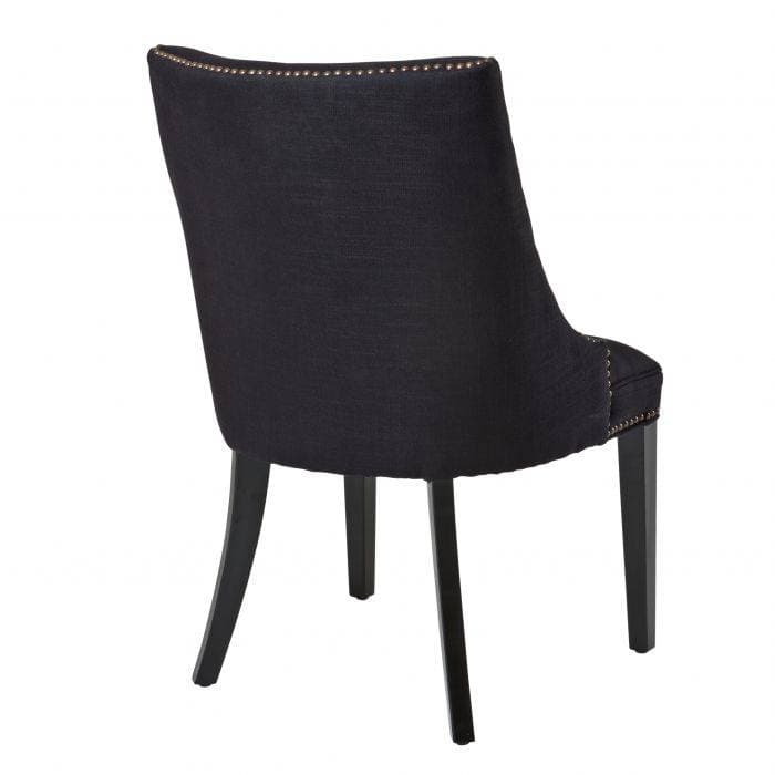 Bermuda Black Blend Dining Chair by Eichholtz