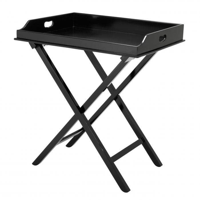 Butler Tray Osborn Black Finish Console Table by Eichholtz