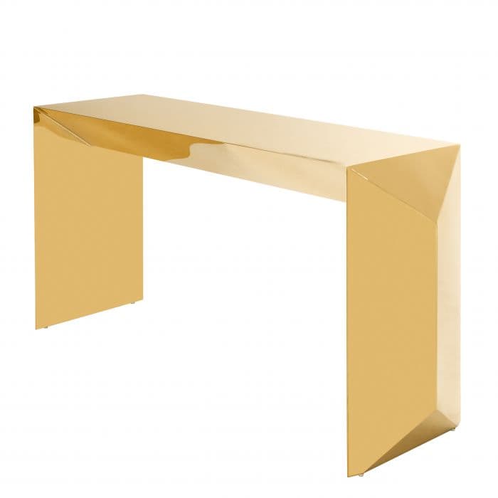 Carlow Gold Finish Console Table by Eichholtz