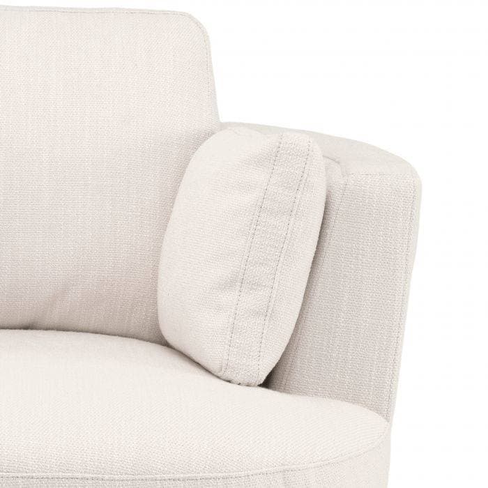 Clarissa Avalon White Swivel Chair by Eichholtz