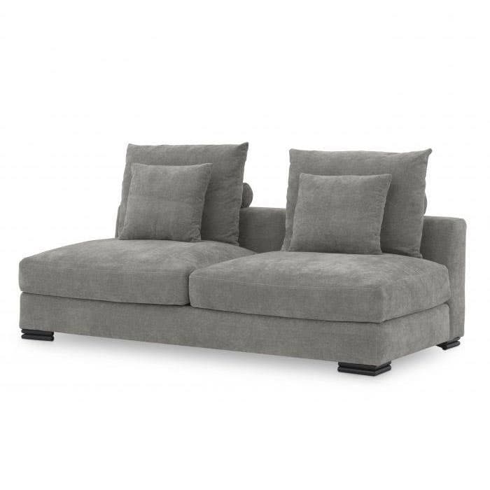 Clifford 2-Seater Clarck Grey Sofa by Eichholtz