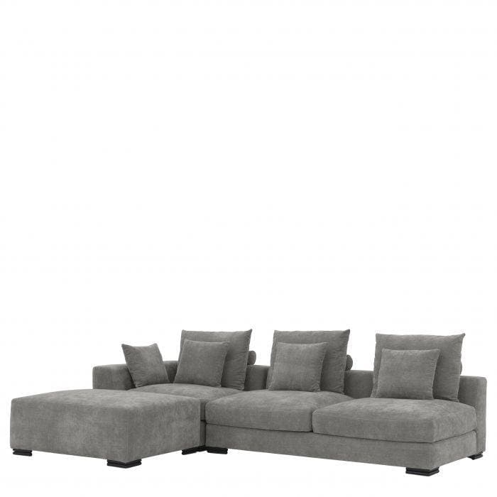 Clifford 2-Seater Clarck Grey Sofa by Eichholtz