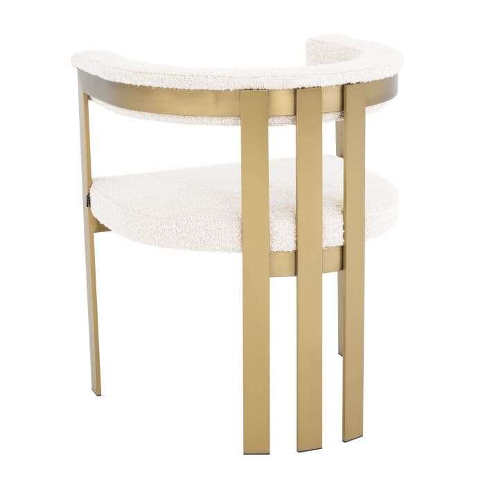 Clubhouse Brass Finish Dining Chair by Eichholtz