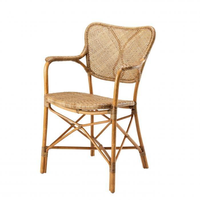 Colony Honey Finish Armchair by Eichholtz