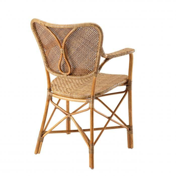 Colony Honey Finish Armchair by Eichholtz