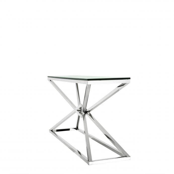 Connor L Stainless Steel Console Table by Eichholtz