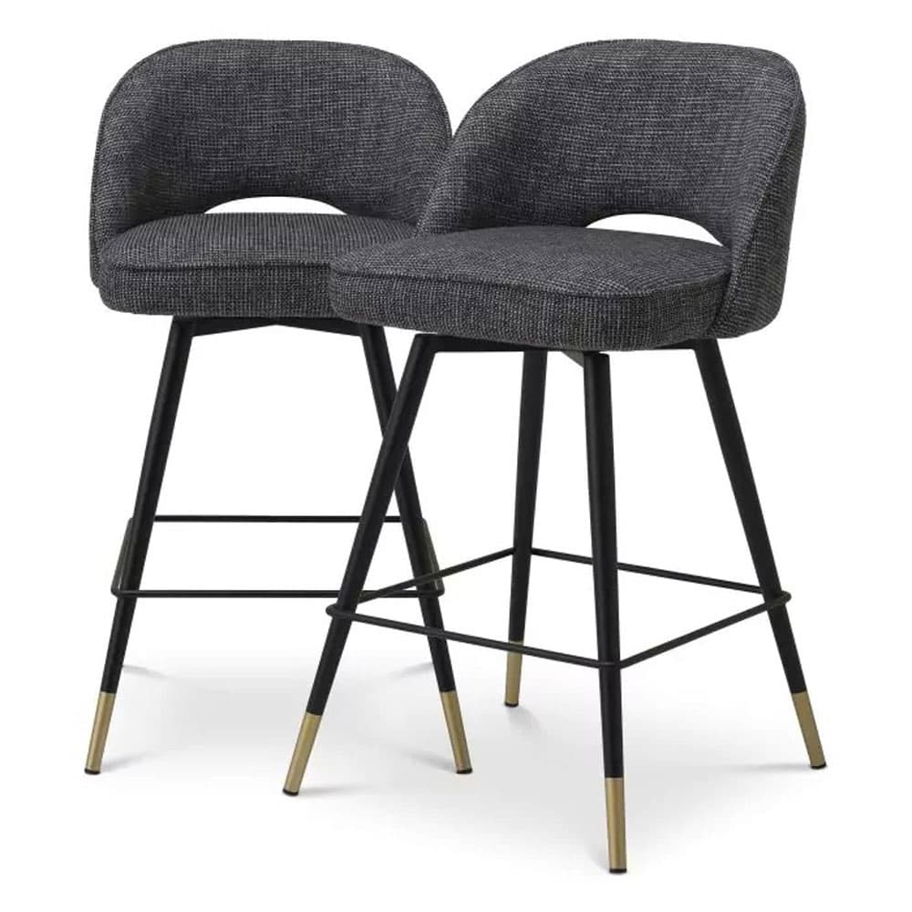 Counter Cliff Set Of 2 Bar Stool by Eichholtz