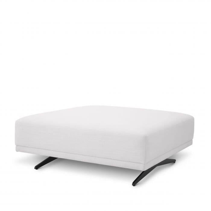 Endless Avalon White Ottoman by Eichholtz