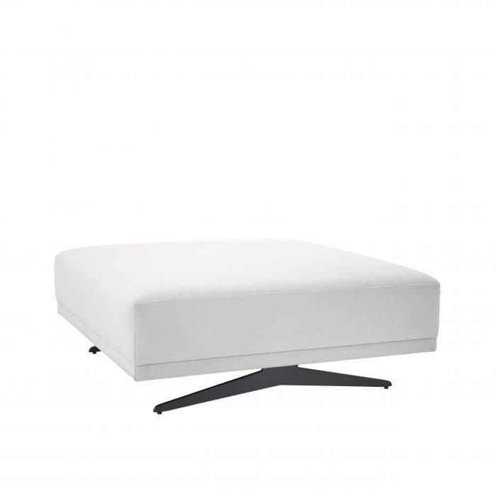 Endless Avalon White Ottoman by Eichholtz