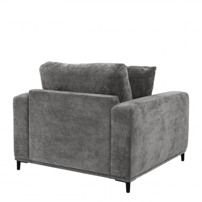 Feraud Clarck Grey Armchair by Eichholtz