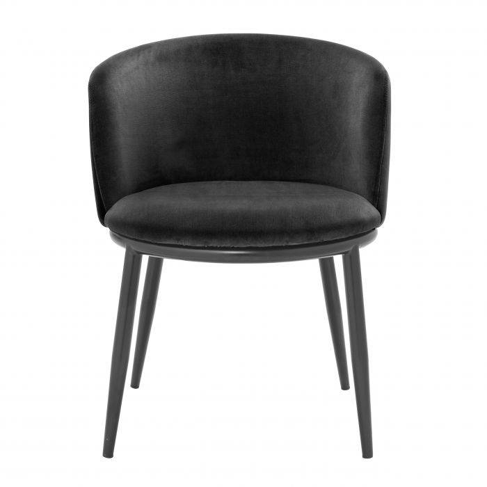 Filmore Set Of 2 Cameron Black Dining Chair by Eichholtz