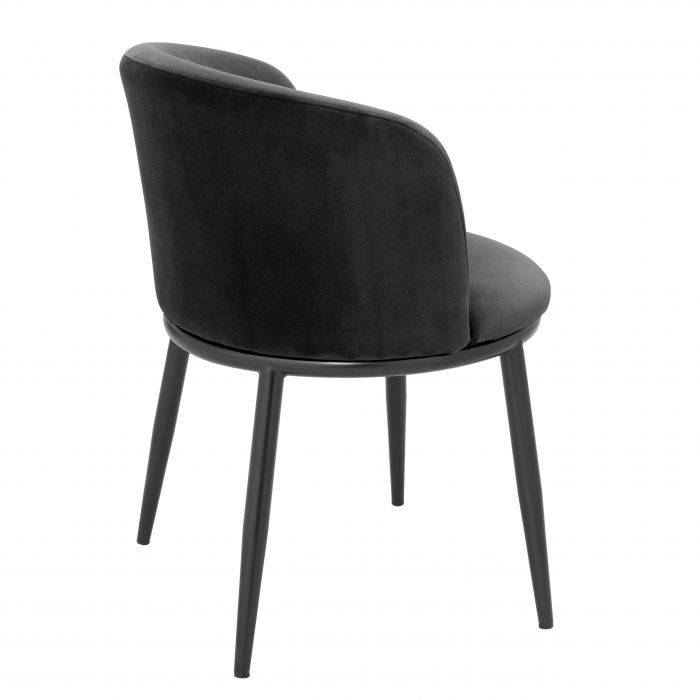 Filmore Set Of 2 Cameron Black Dining Chair by Eichholtz