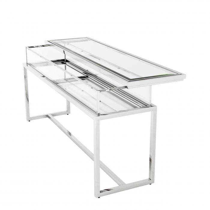 Harvey Stainless Steel Console Table by Eichholtz