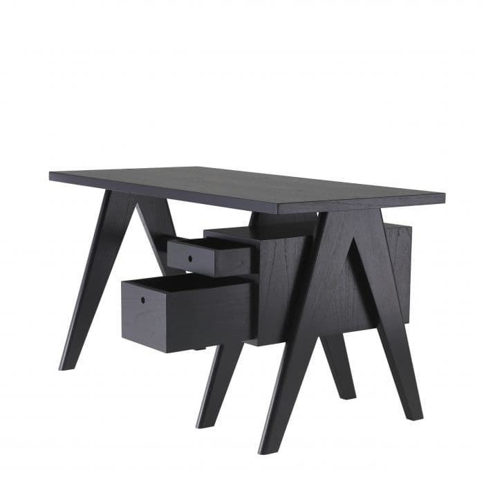 Jullien Classic Black Desk by Eichholtz