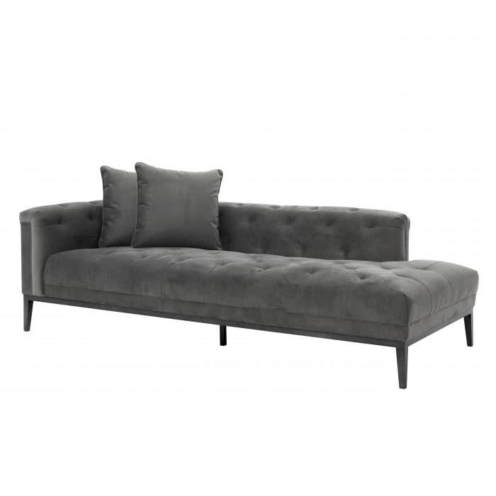 Lounge Cesare Left Granite Grey Sofa by Eichholtz