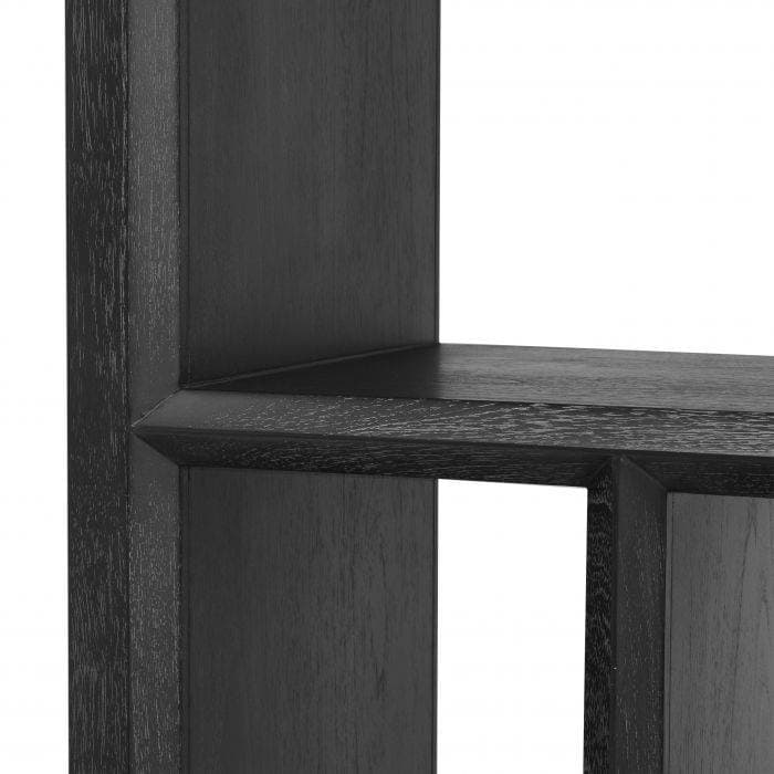 Marguesa Charcoal Oak Veneer Bookcase by Eichholtz