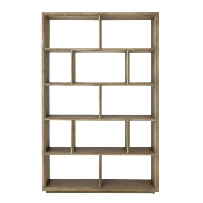 Marguesa Washed Oak Veneer Bookcase by Eichholtz