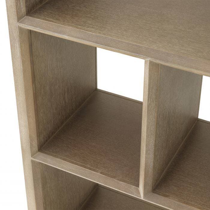 Marguesa Washed Oak Veneer Bookcase by Eichholtz