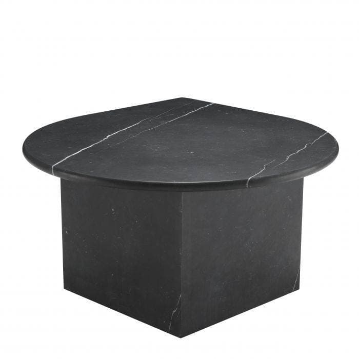 Naples Set Of 3 Honed Black Marble Coffee Table by Eichholtz