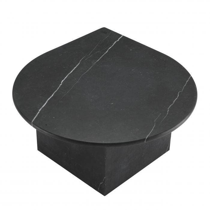 Naples Set Of 3 Honed Black Marble Coffee Table by Eichholtz