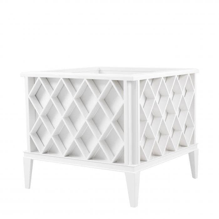 Ocean Club White Finish Planter by Eichholtz