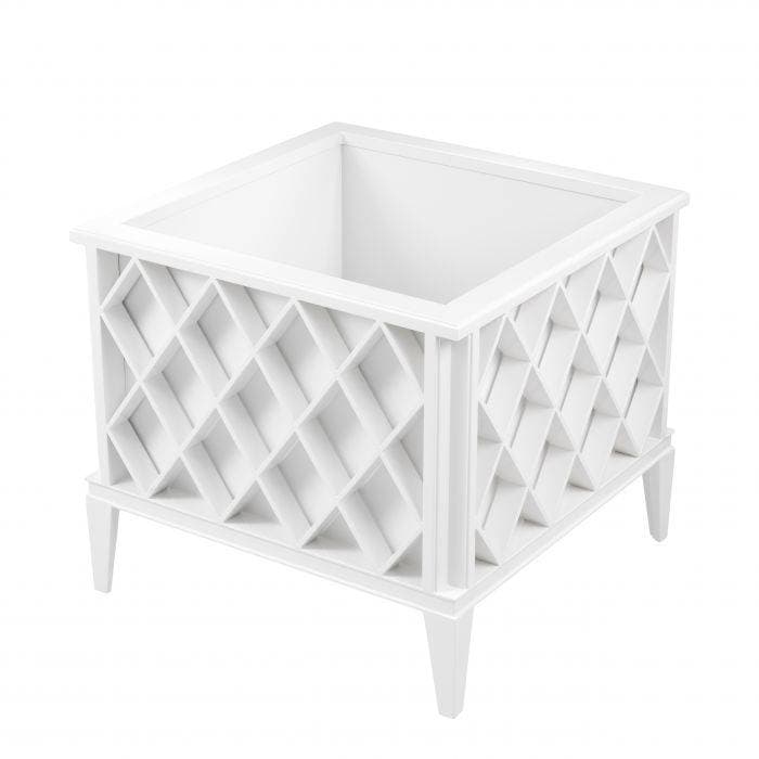 Ocean Club White Finish Planter by Eichholtz