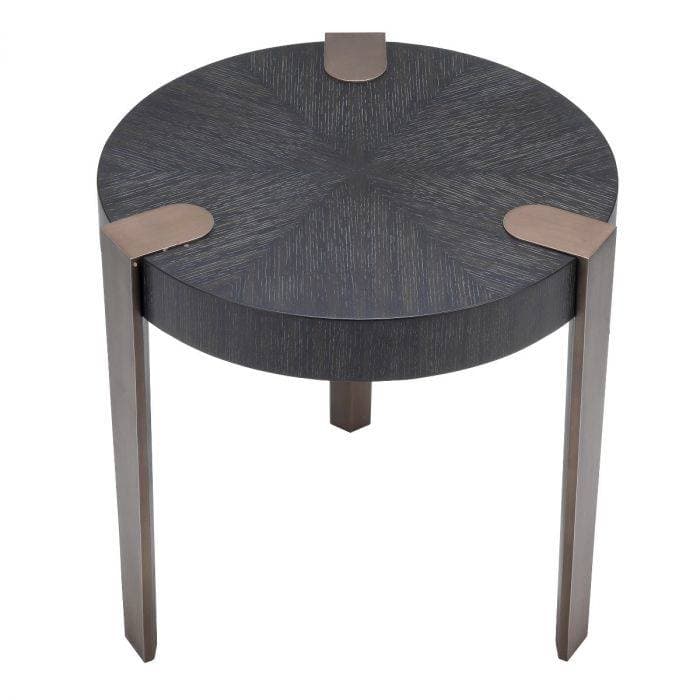 Oxnard Bronze Finish Side Table by Eichholtz