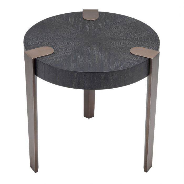 Oxnard Bronze Finish Side Table by Eichholtz