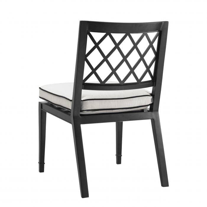 Paladium Black Finish Dining Chair by Eichholtz