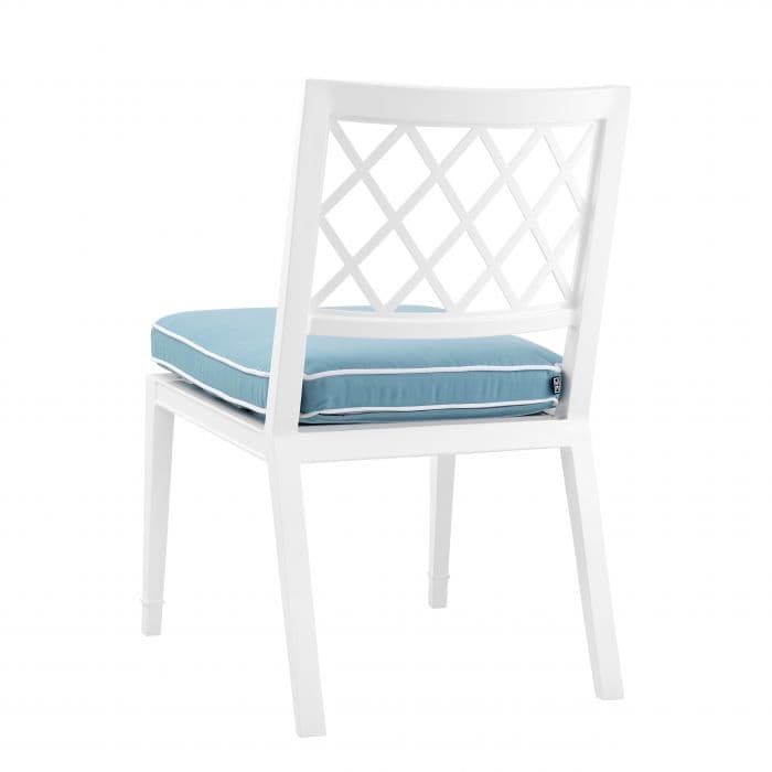 Paladium White Finish Dining Chair by Eichholtz