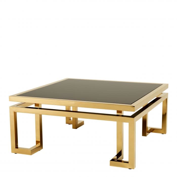 Palmer Gold Finish Coffee Table by Eichholtz