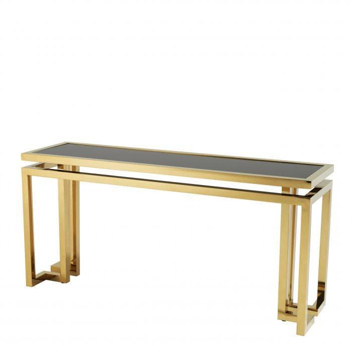 Palmer Gold Finish Console Table by Eichholtz