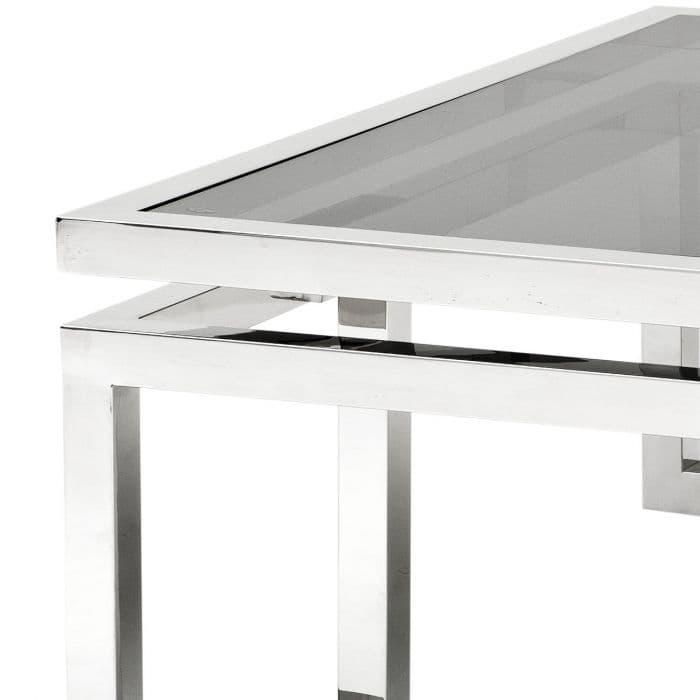 Palmer Stainless Steel Polished Coffee Table by Eichholtz