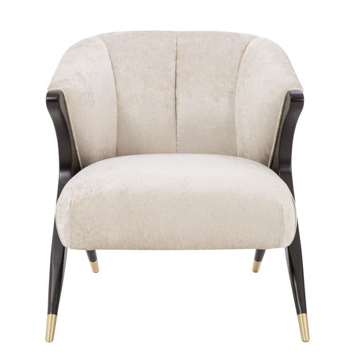 Pavone Offwhite Armchair by Eichholtz